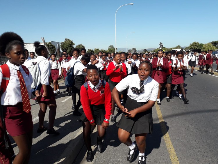Protest Shuts Down Overcrowded School GroundUp